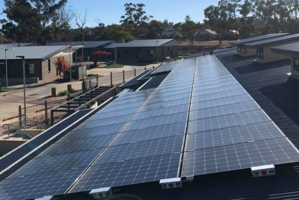 Solar panel cleaning